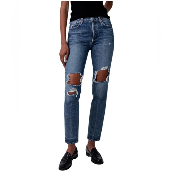 CITIZENS OF HUMANITY | Charlotte Ankle Cropped Jeans - Picture 6 of 9